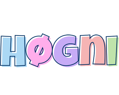 Høgni pastel logo