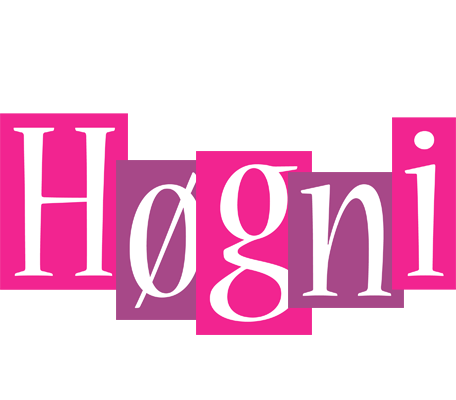 Høgni whine logo