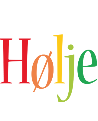 Hølje birthday logo