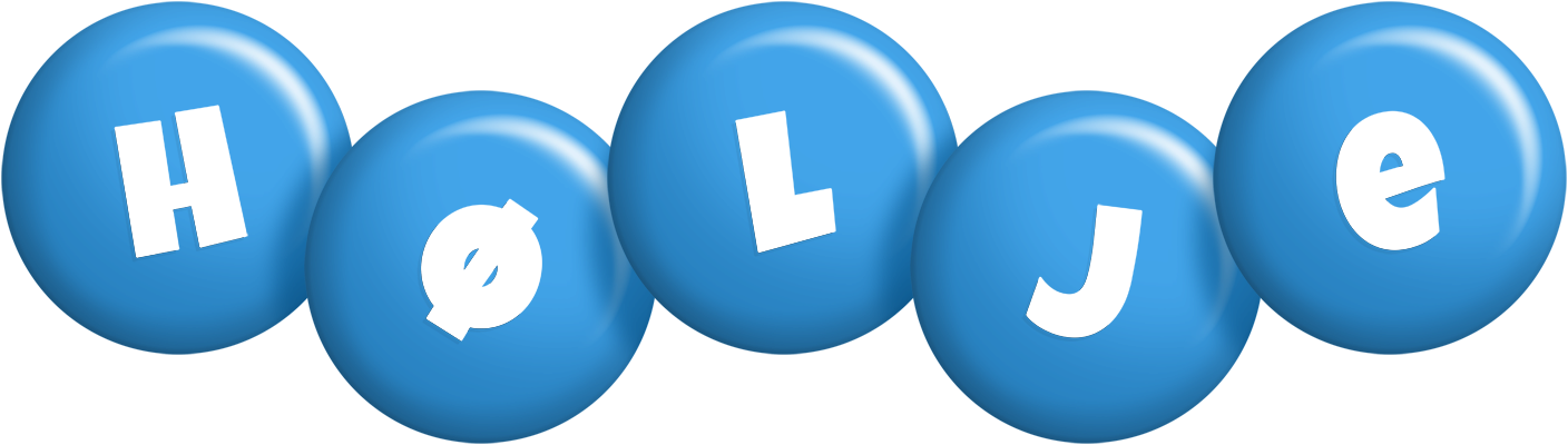 Hølje candy-blue logo
