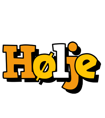 Hølje cartoon logo