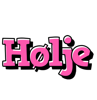 Hølje girlish logo