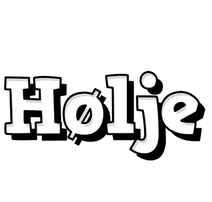 Hølje snowing logo