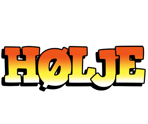 Hølje sunset logo