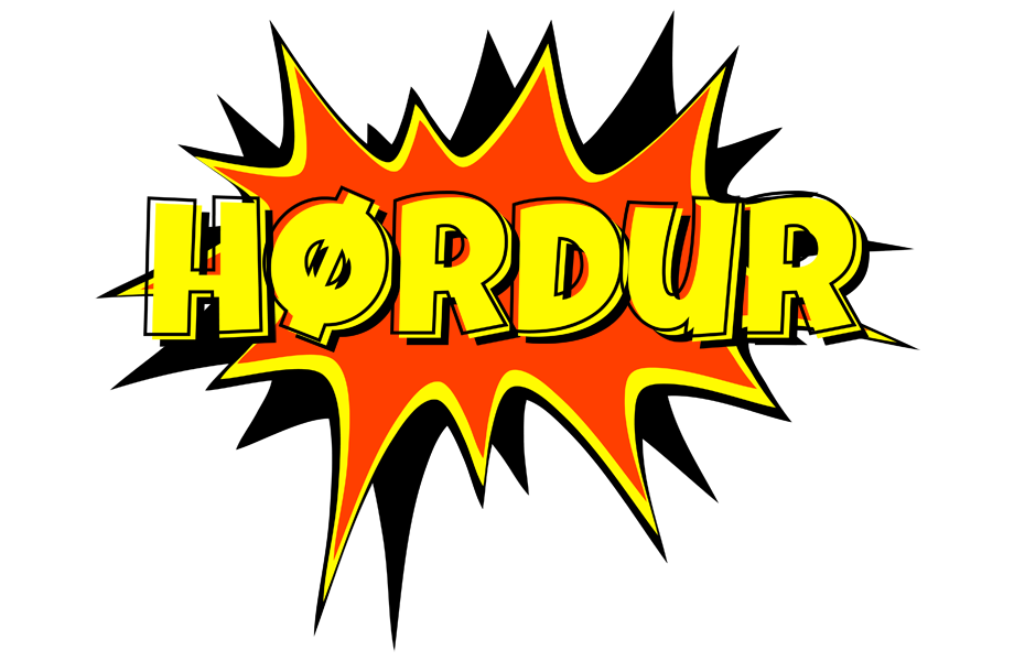 Hørdur bazinga logo