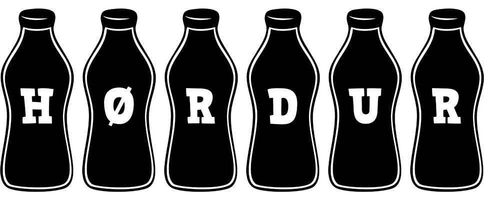 Hørdur bottle logo