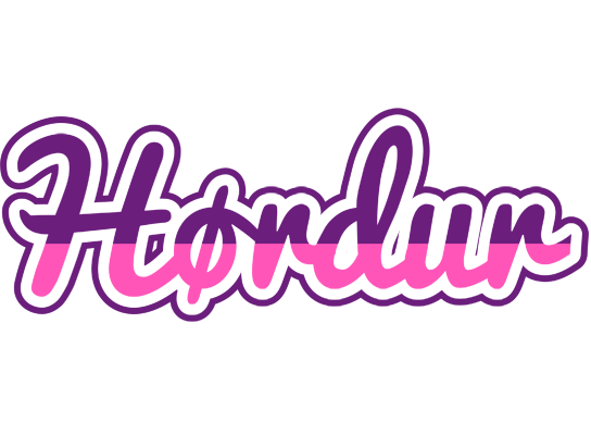 Hørdur cheerful logo