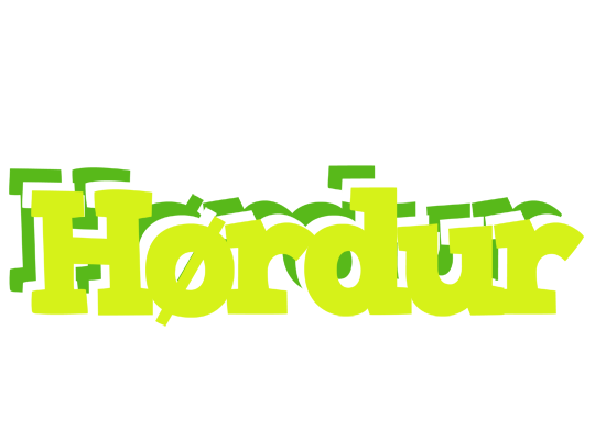Hørdur citrus logo