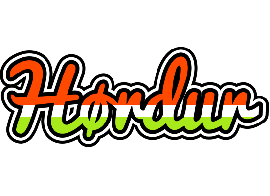 Hørdur exotic logo