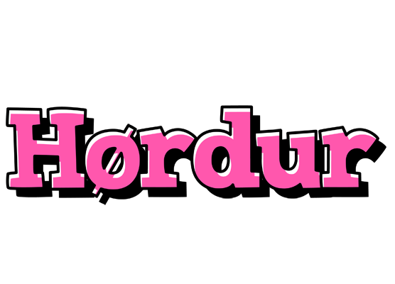 Hørdur girlish logo