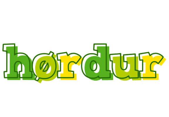 Hørdur juice logo