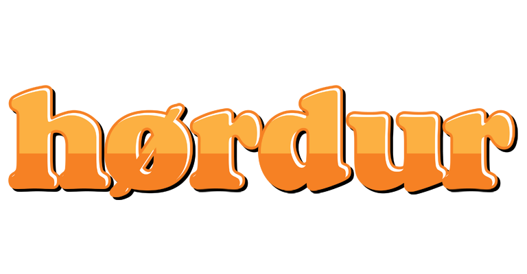 Hørdur orange logo