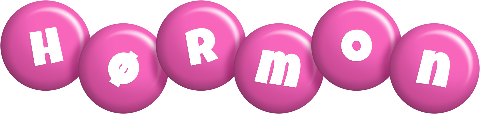 Hørmon candy-pink logo