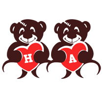 Ha bear logo