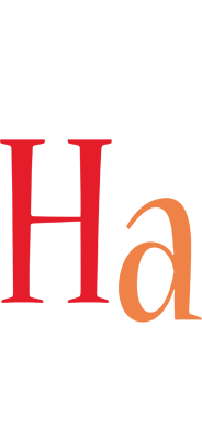 Ha birthday logo