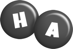 Ha candy-black logo