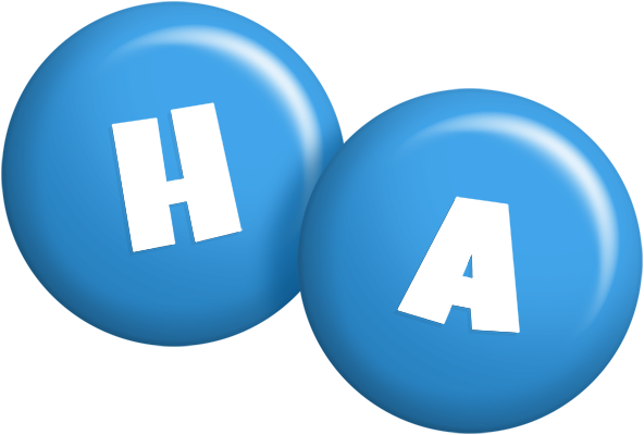 Ha candy-blue logo