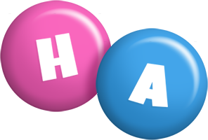 Ha Logo | Name Logo Generator - Candy