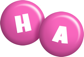 Ha candy-pink logo