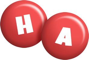 Ha candy-red logo