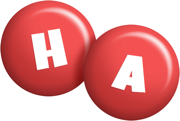 Ha candy-red logo