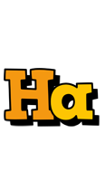 Ha cartoon logo