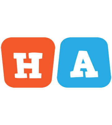 Ha comics logo