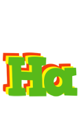 Ha crocodile logo