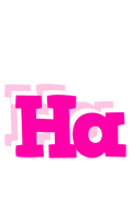 Ha dancing logo