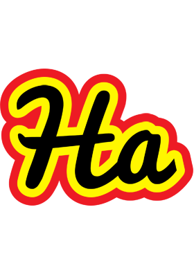 Ha flaming logo
