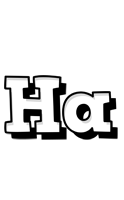 Ha snowing logo