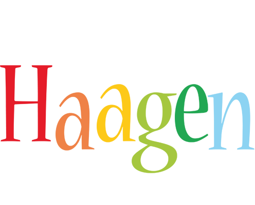 Haagen birthday logo