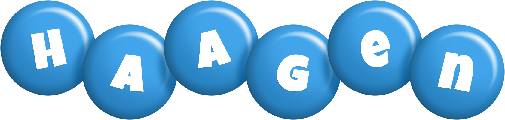 Haagen candy-blue logo