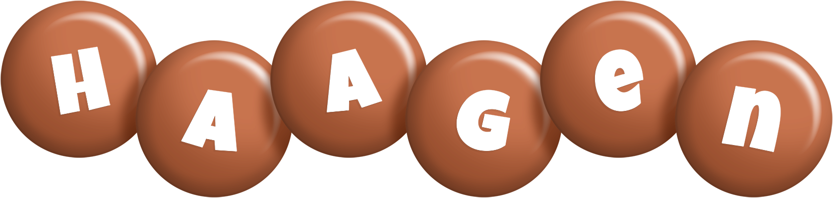 Haagen candy-brown logo