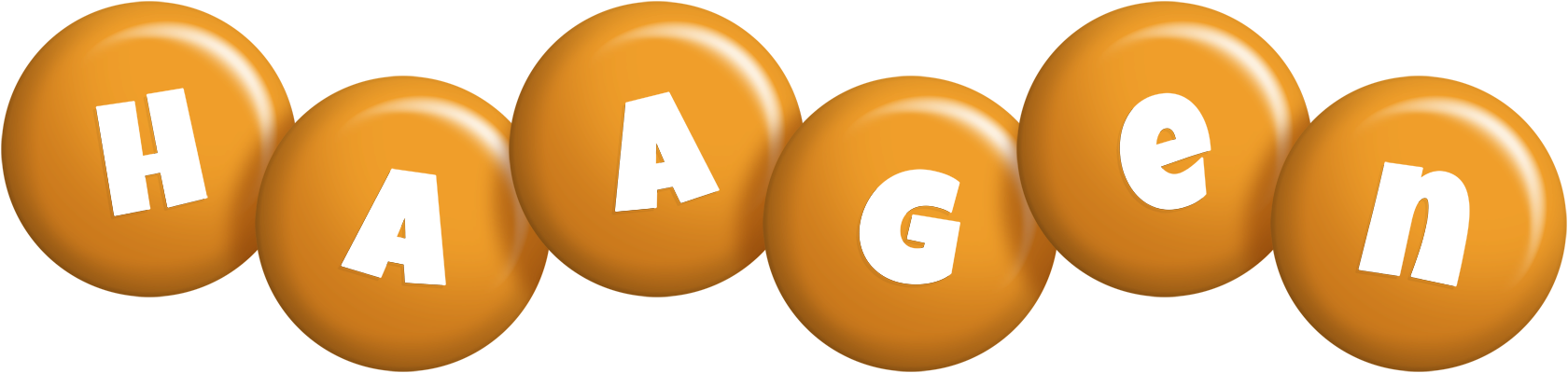 Haagen candy-orange logo