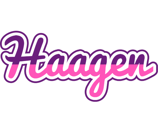 Haagen cheerful logo