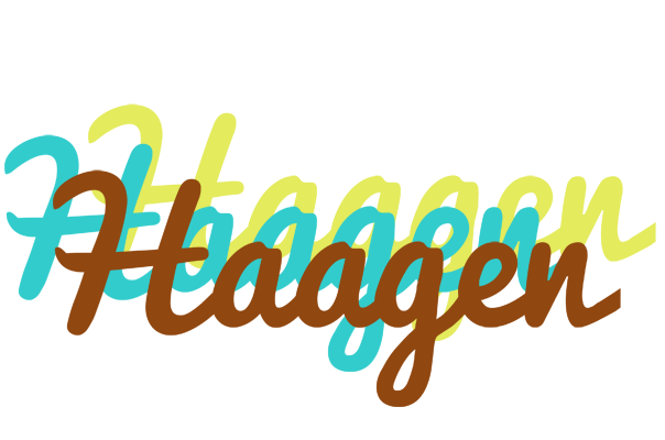 Haagen cupcake logo