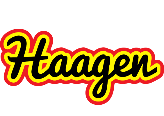Haagen flaming logo