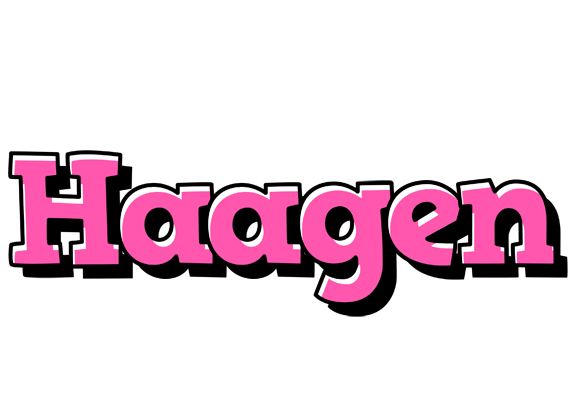 Haagen girlish logo