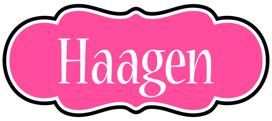 Haagen invitation logo