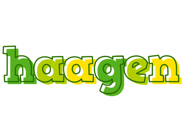 Haagen juice logo