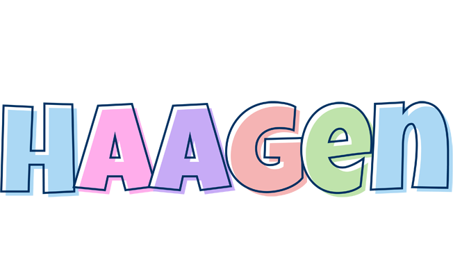 Haagen pastel logo