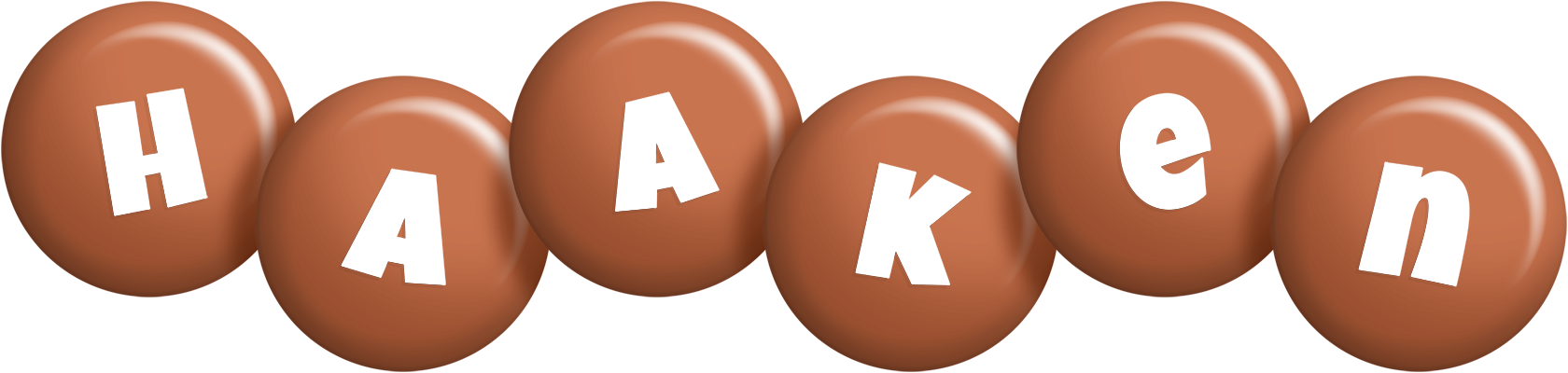 Haaken candy-brown logo
