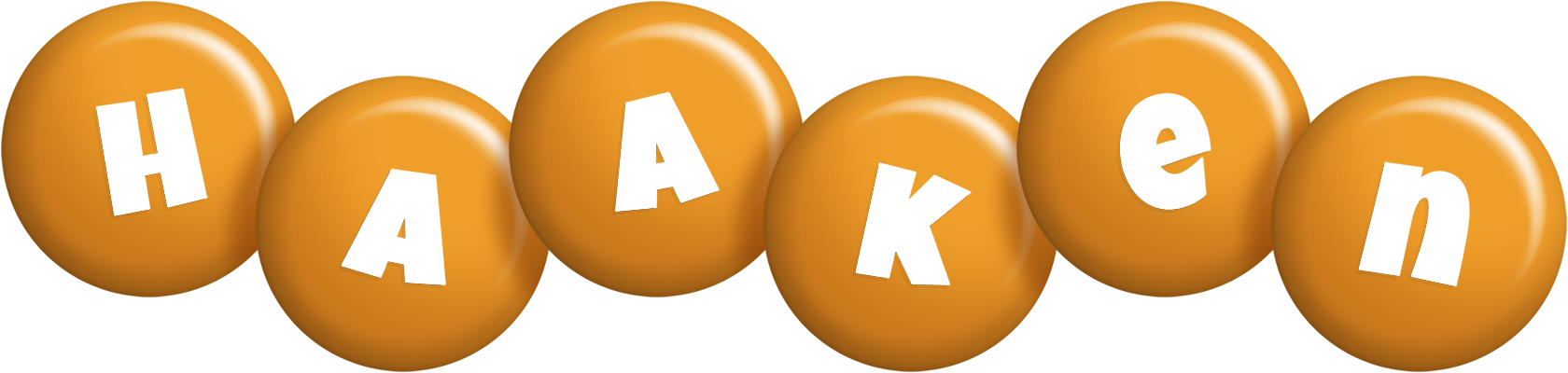Haaken candy-orange logo