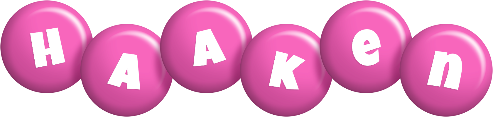 Haaken candy-pink logo