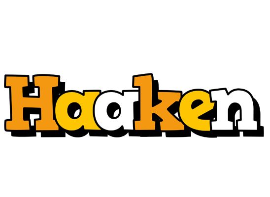 Haaken cartoon logo