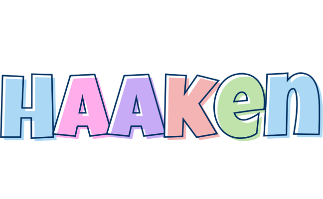 Haaken pastel logo