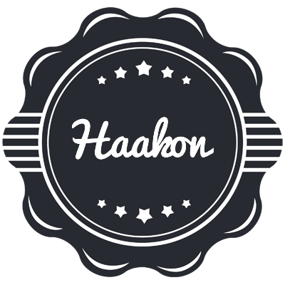 Haakon badge logo