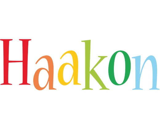 Haakon birthday logo