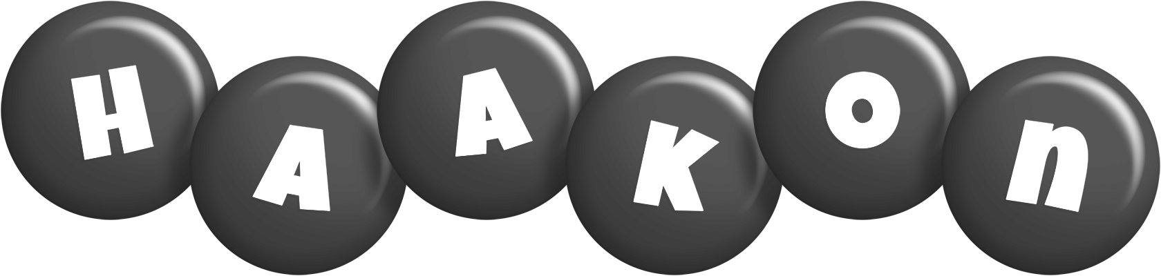 Haakon candy-black logo